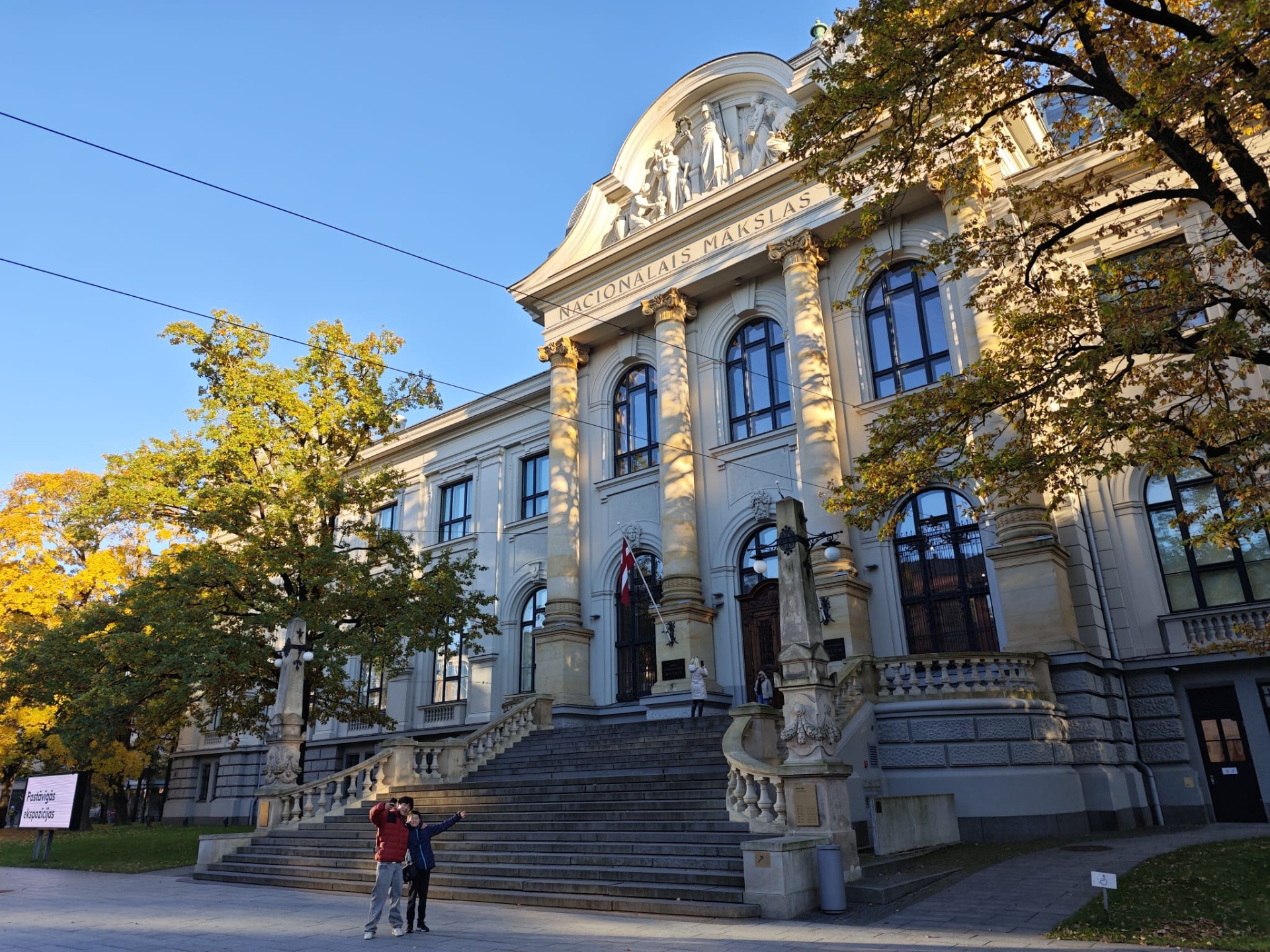 Wij met het Nationale Letse Kunstmuseum!
