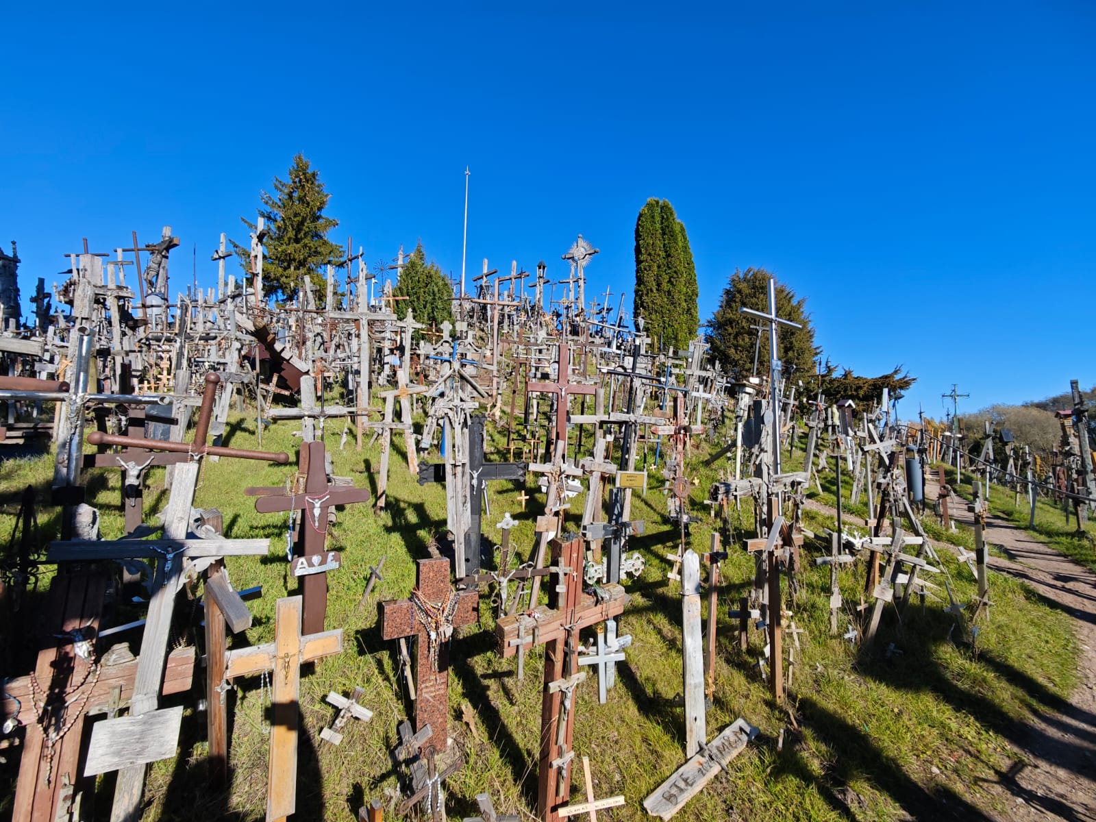 Veel en veel kruisen!