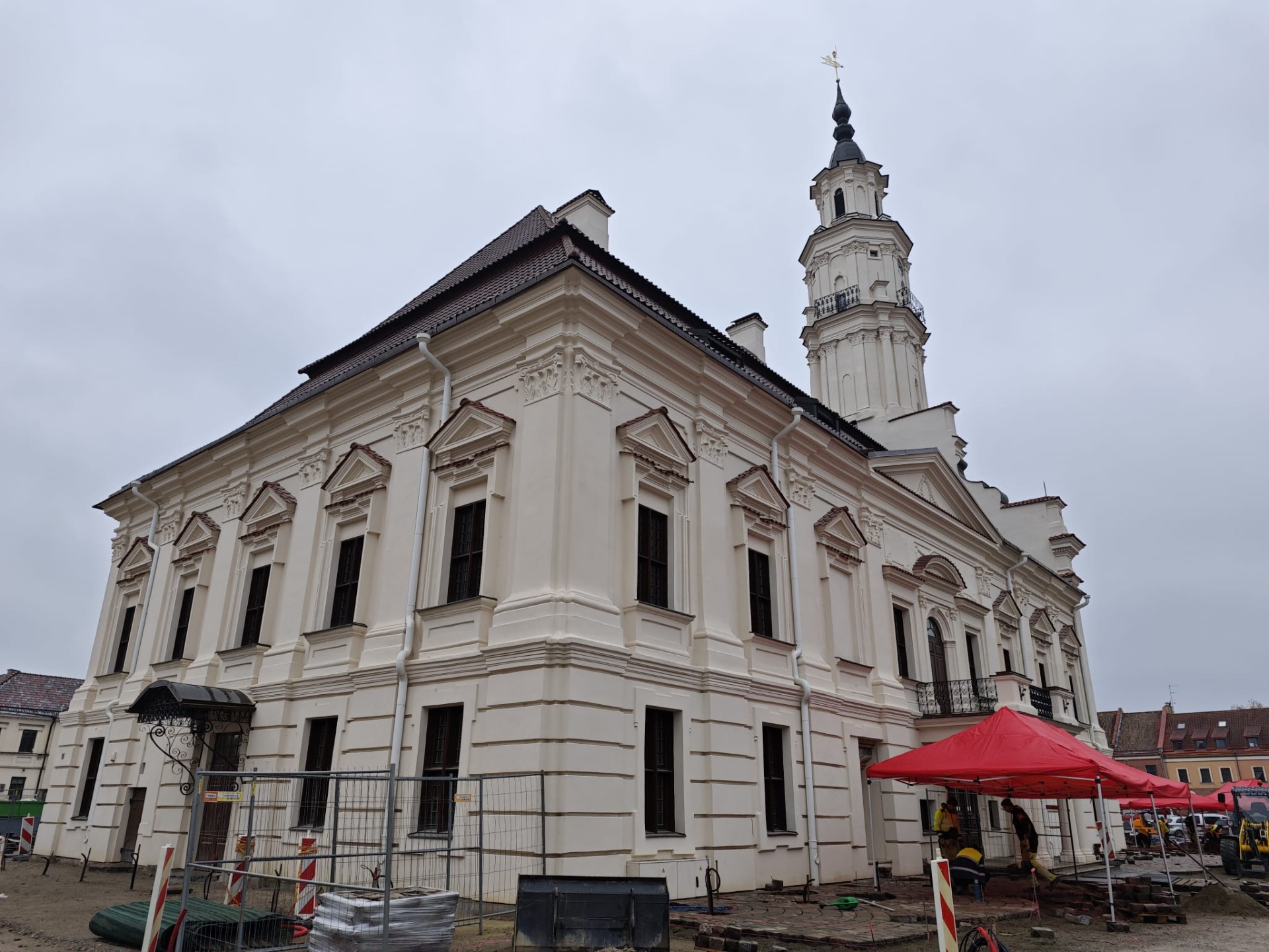 Het stadshuis van Kaunas!