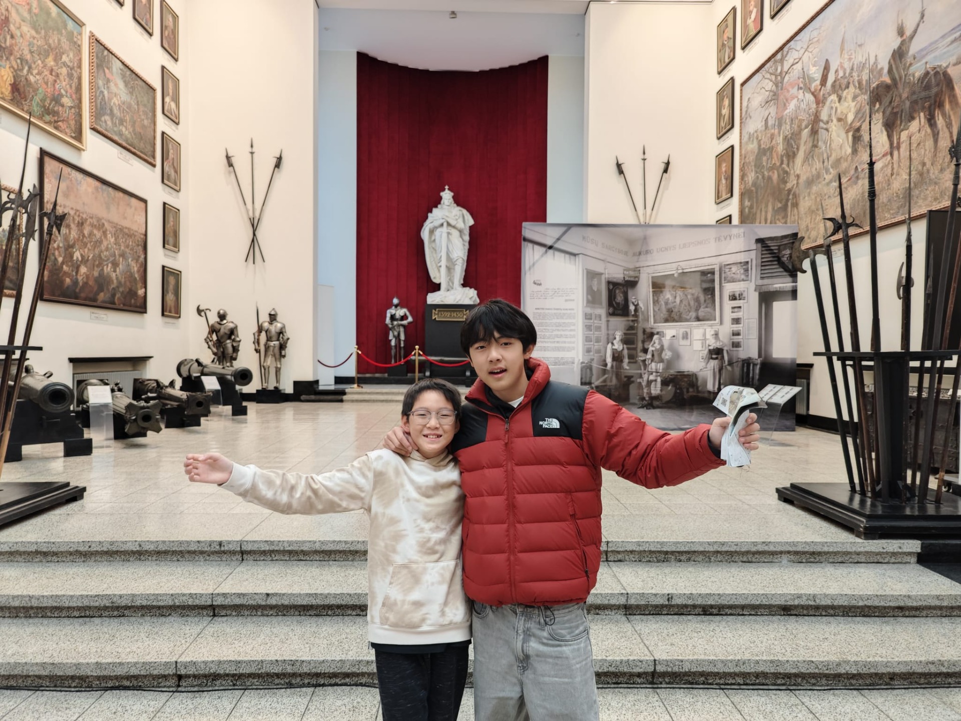 Op selfie in het oorlogsmuseum!