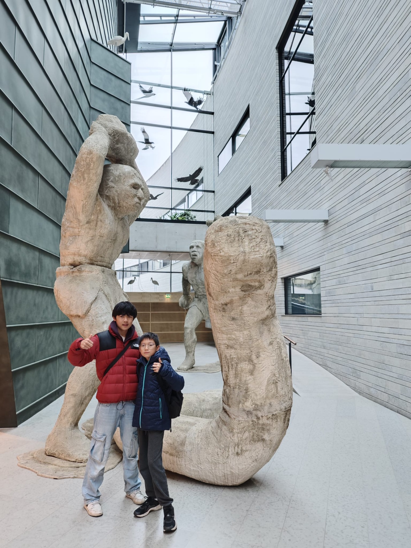 De binnenkant van het Kunstmuseum!
