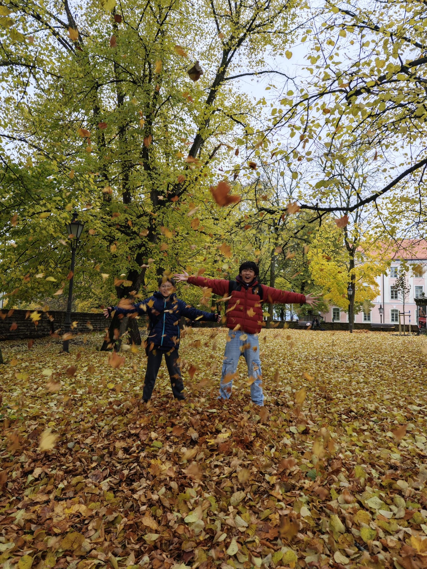 De herfstsfeer is zeker aanwezig!