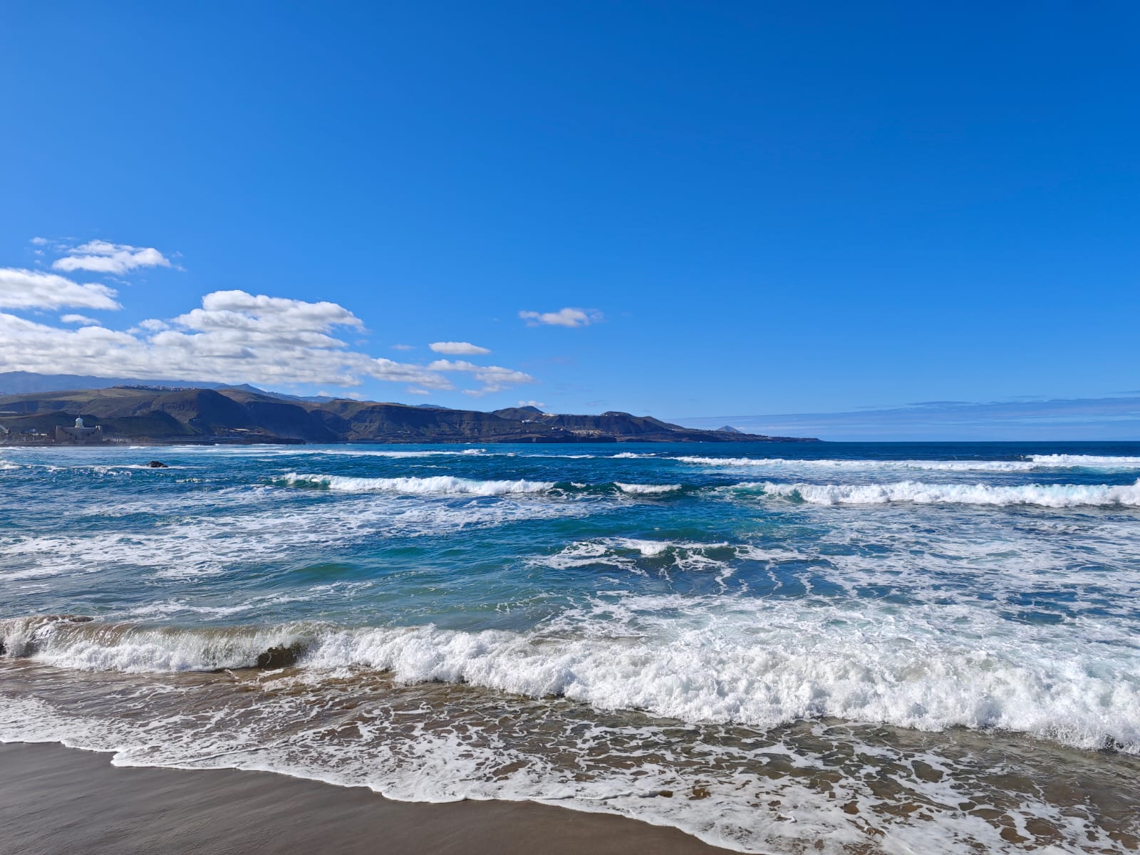 Het mooie water bij het Playa de Las Canteras!