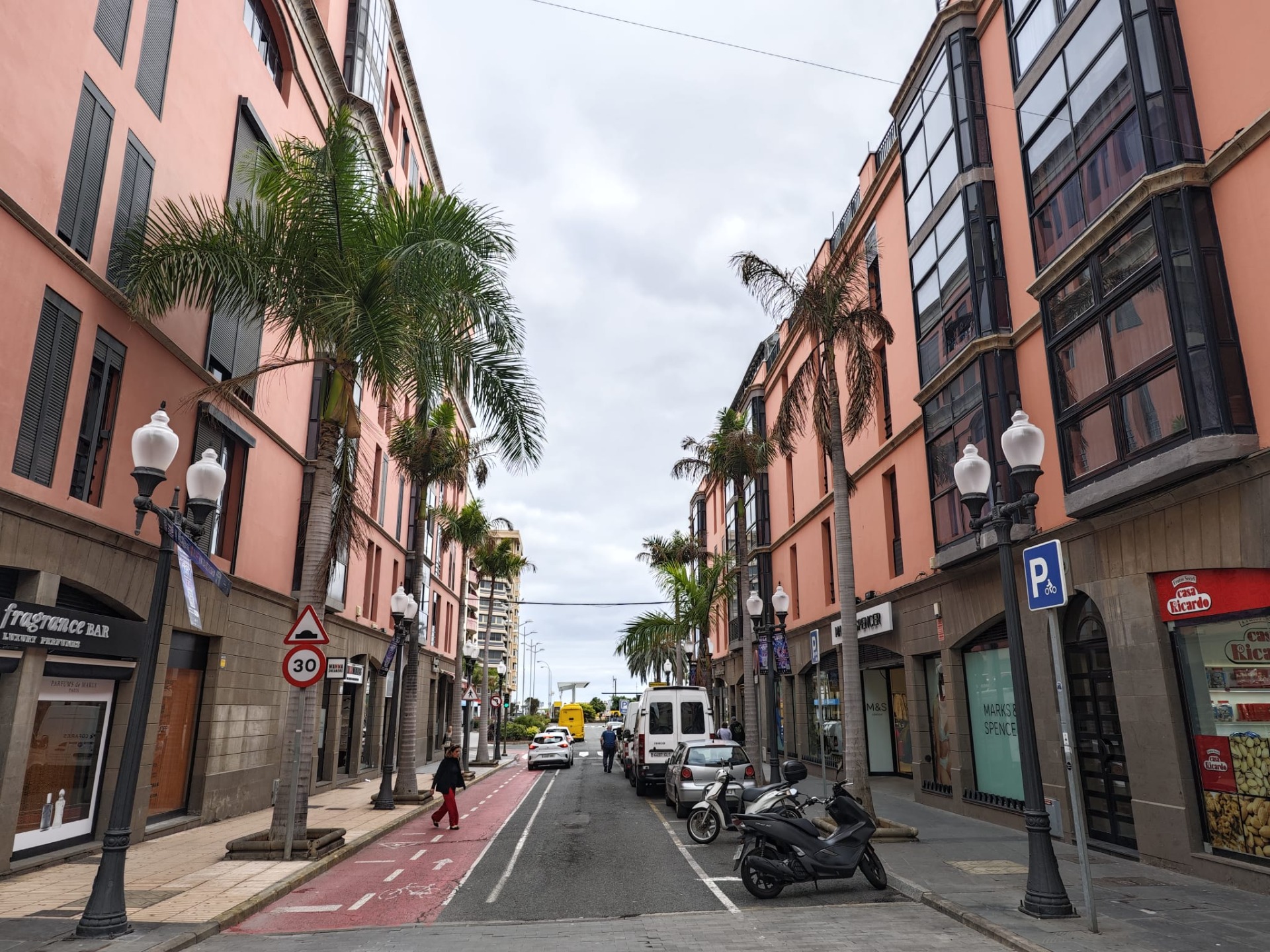 De straten van het stadscentrum!