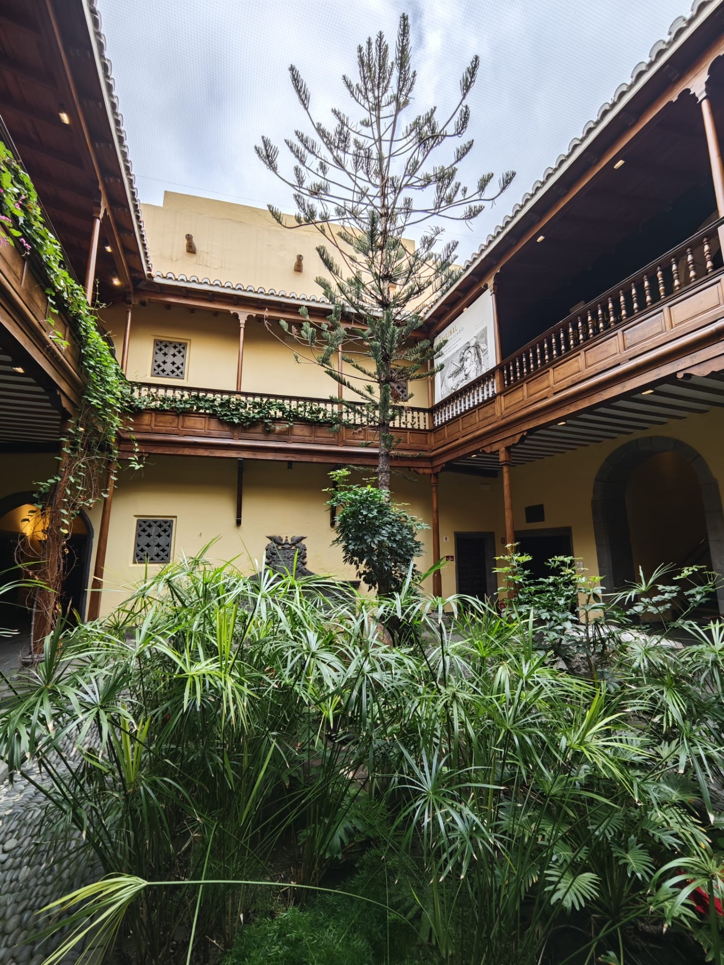 De binnenplaats van het museum!