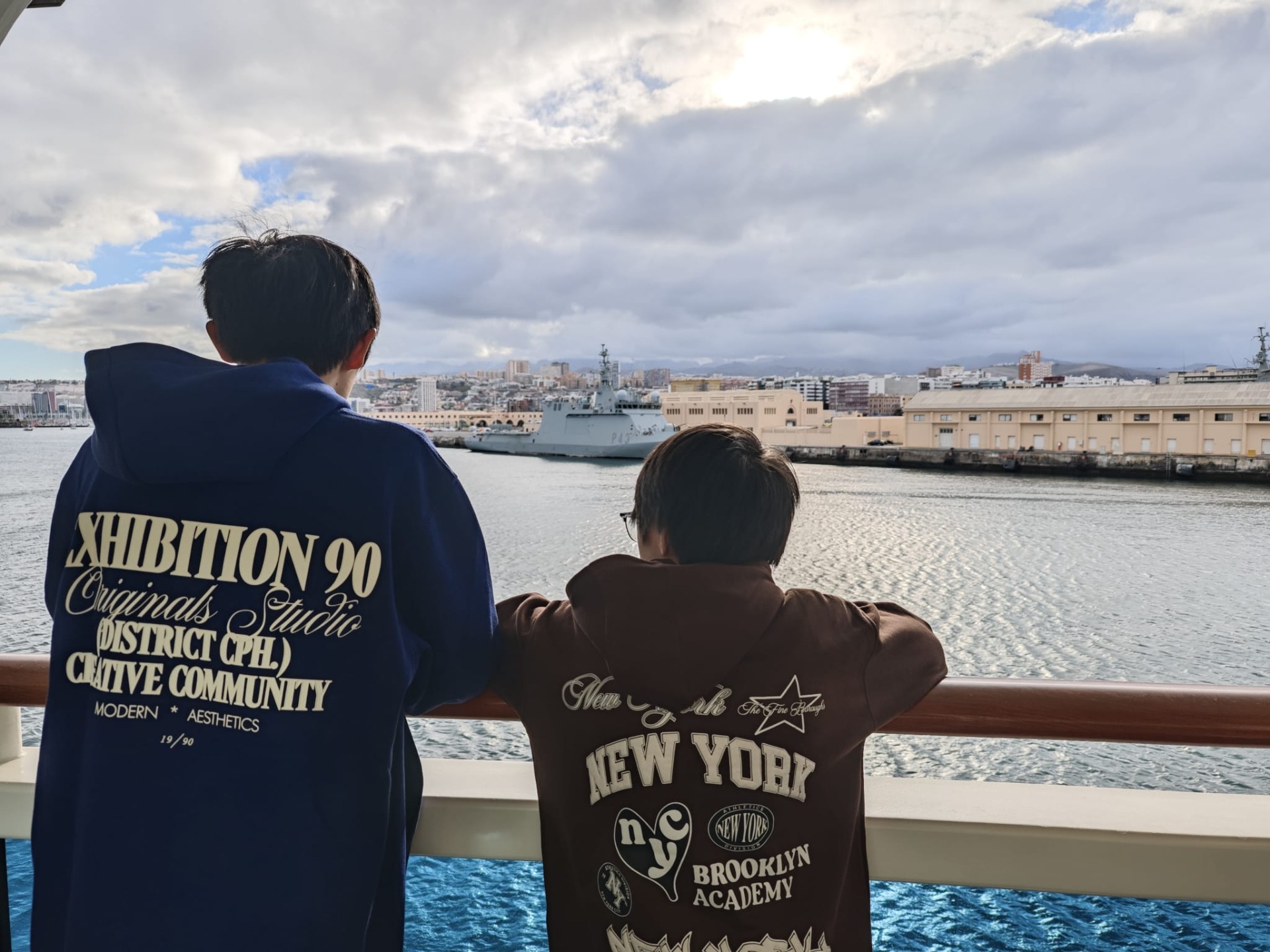 Het heerlijke uitzicht vanaf ons balkon!