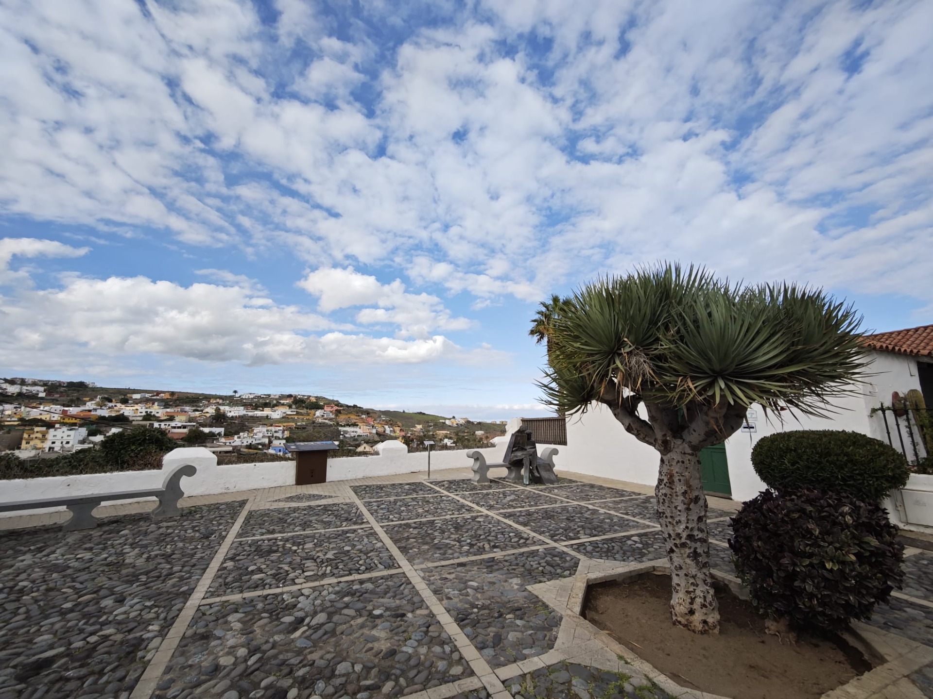 Het andere plein, met uitzicht over Gran Canaria!