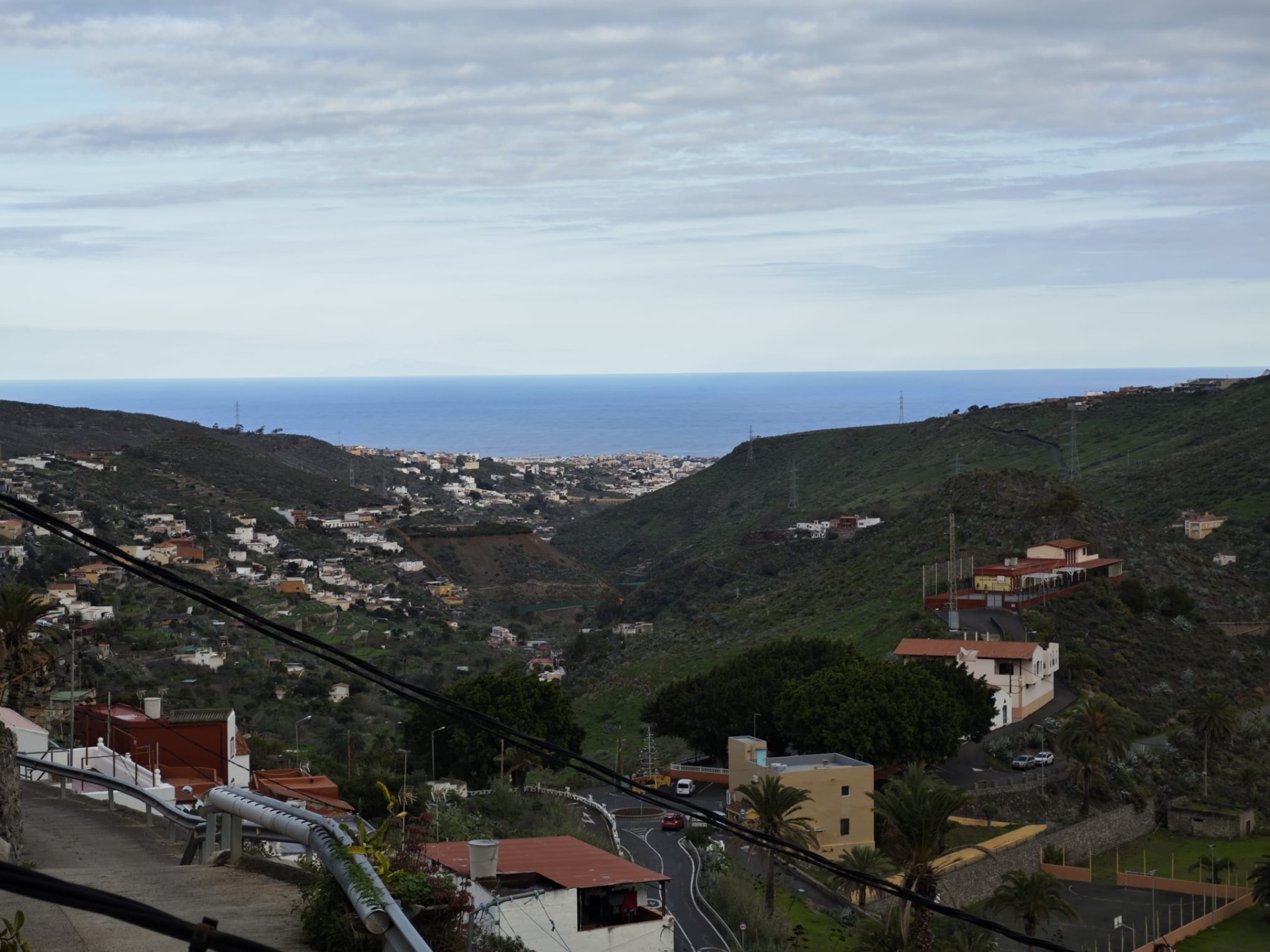 Het prachtige berguitzicht vanaf ons huisje!