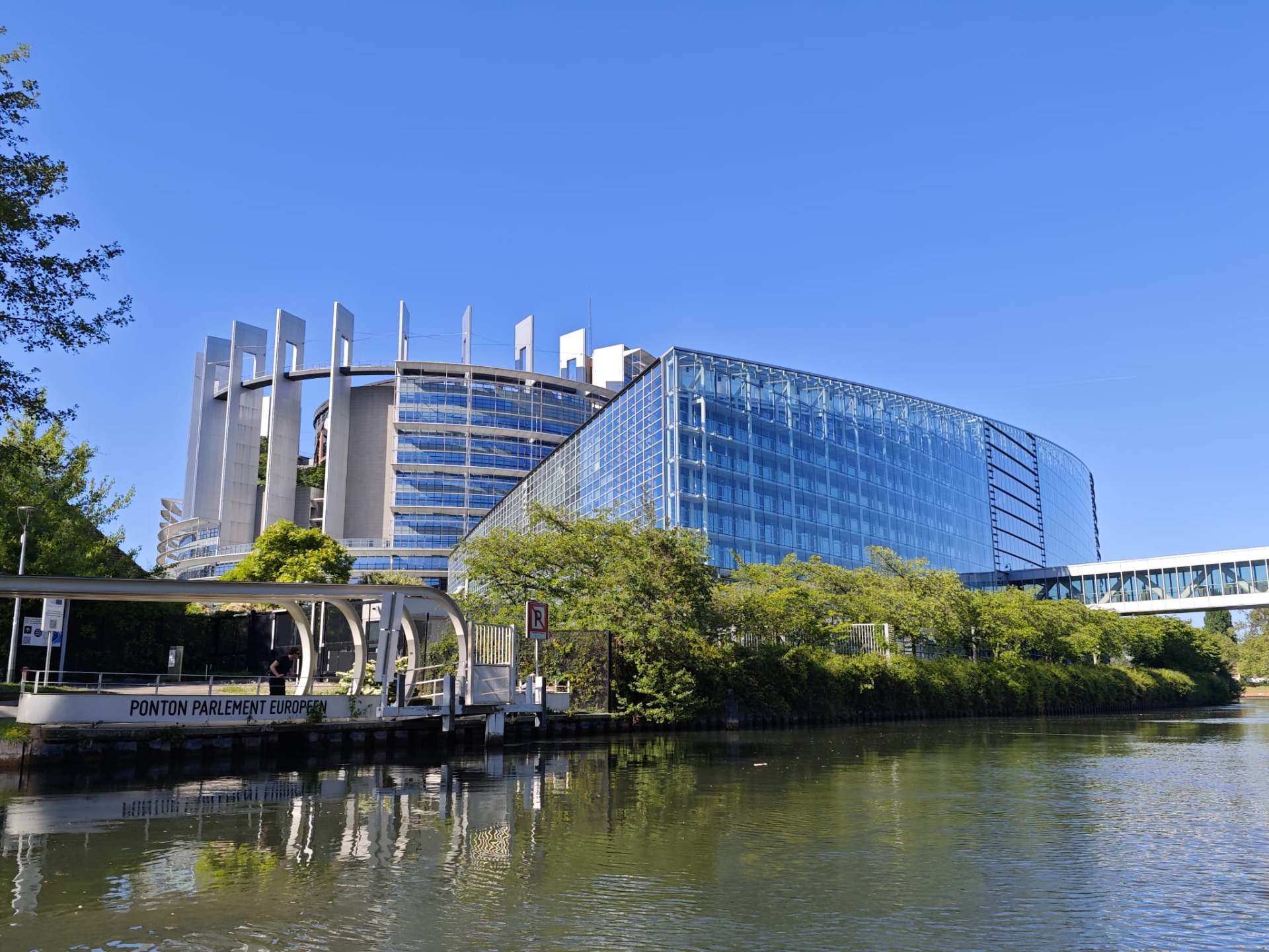 Het gebouw van het Europees Parlement!