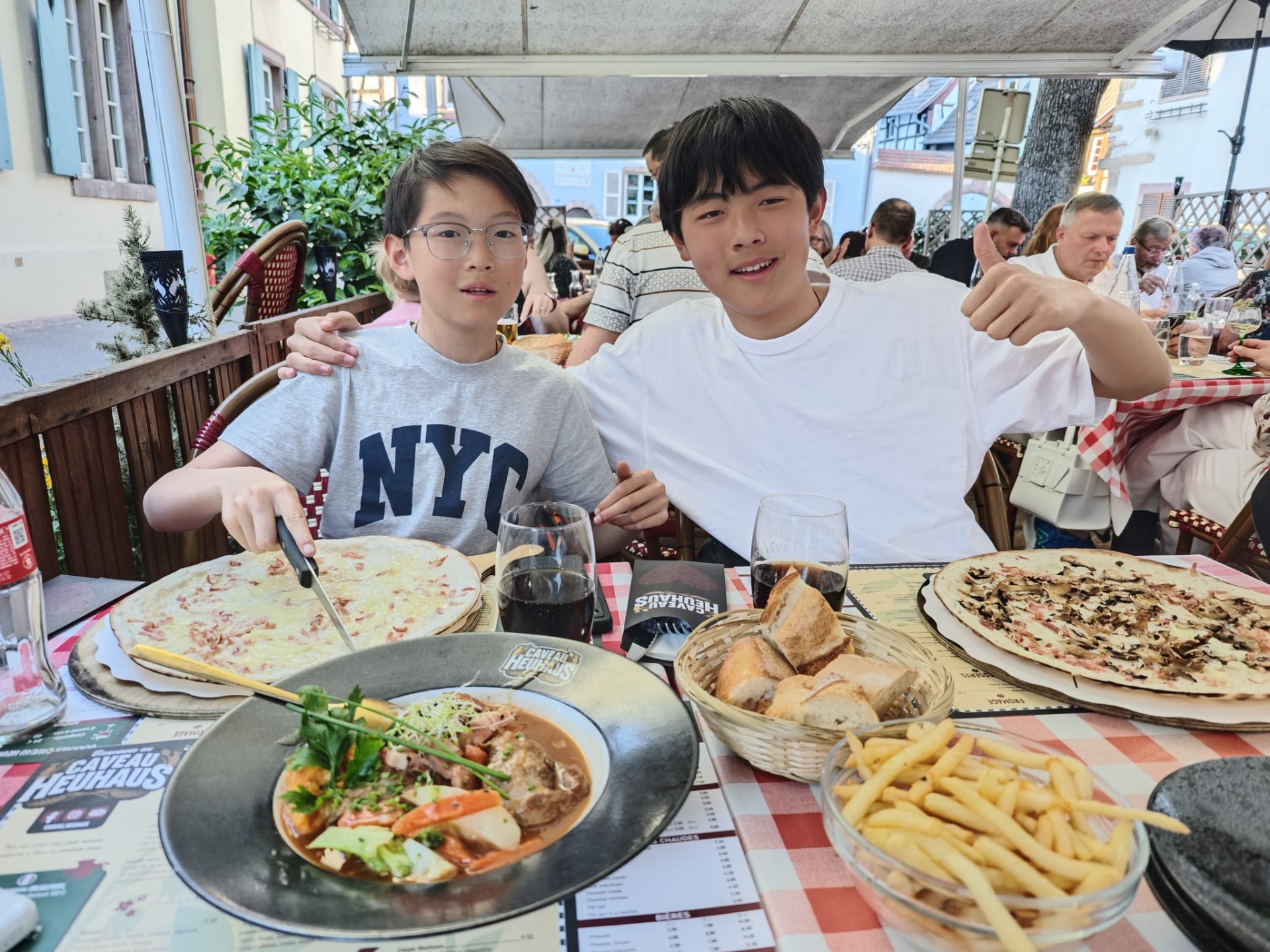 Eten in Eguisheim!