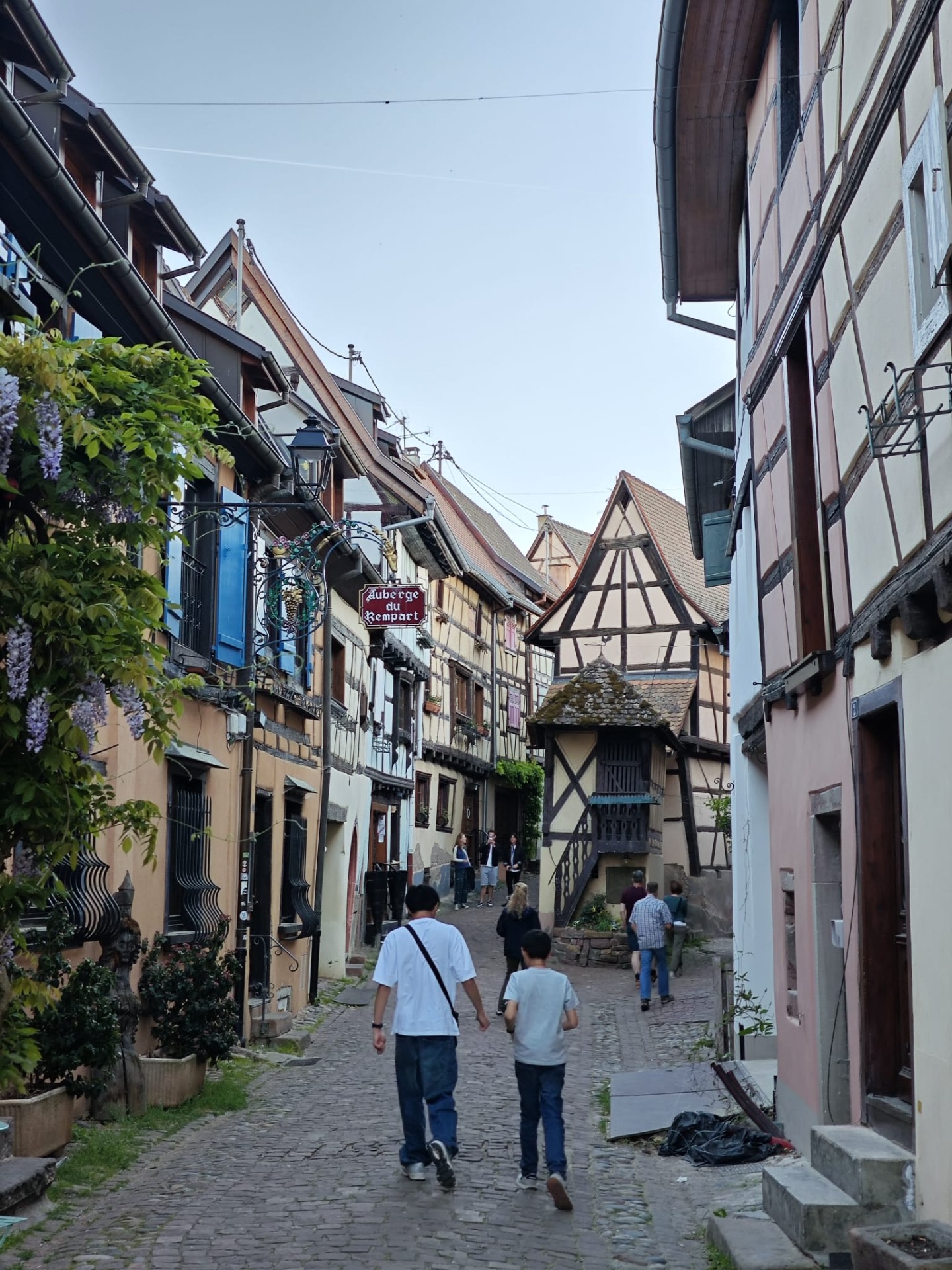 Lopen door de straten van Eguisheim!