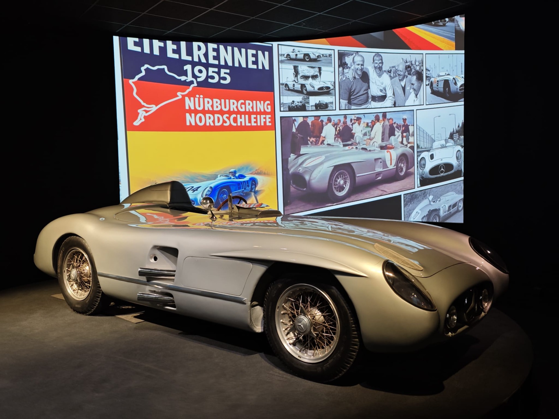 De Mercedes 300 SLR!