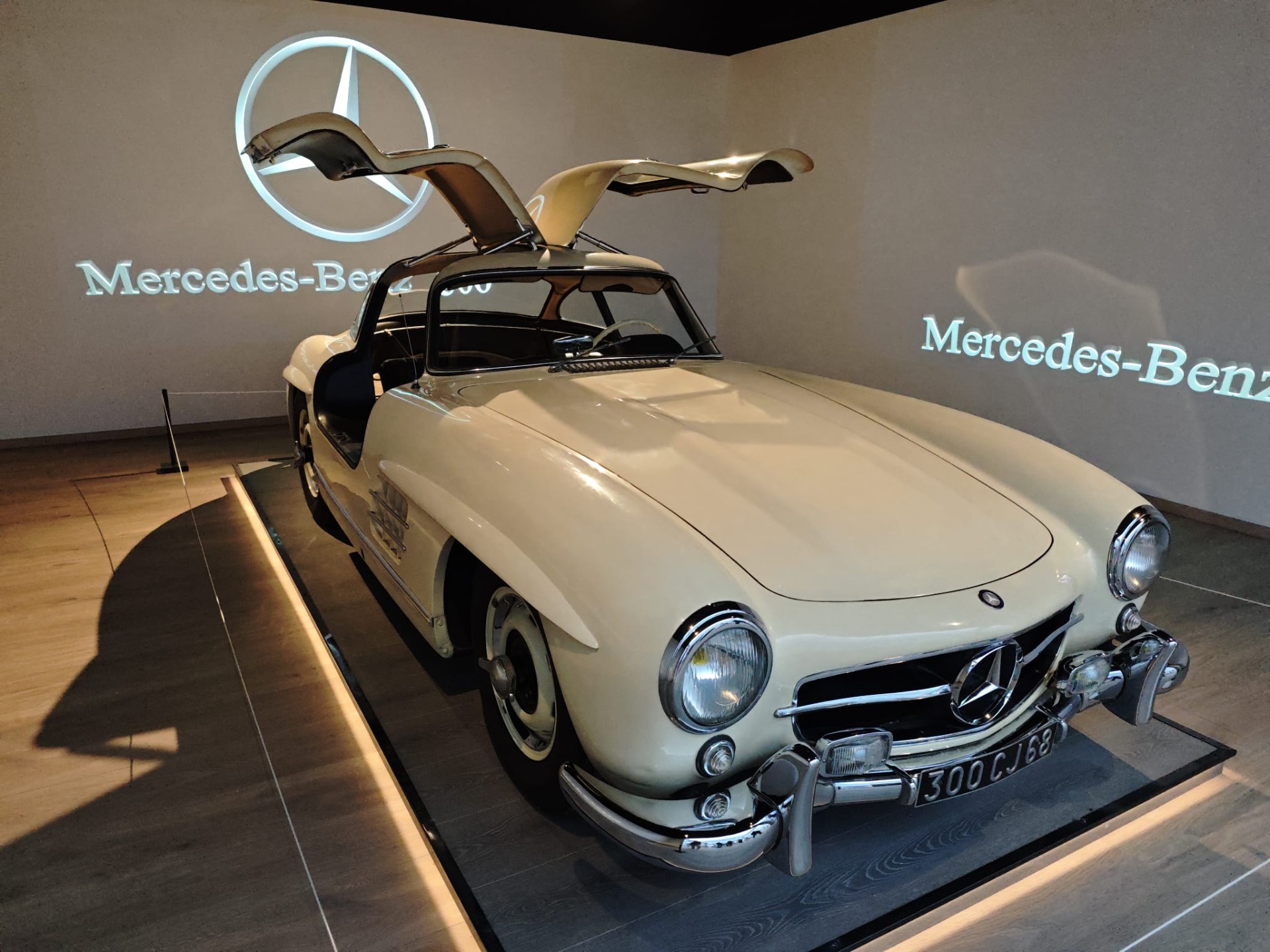 De Mercedes 300 SL!
