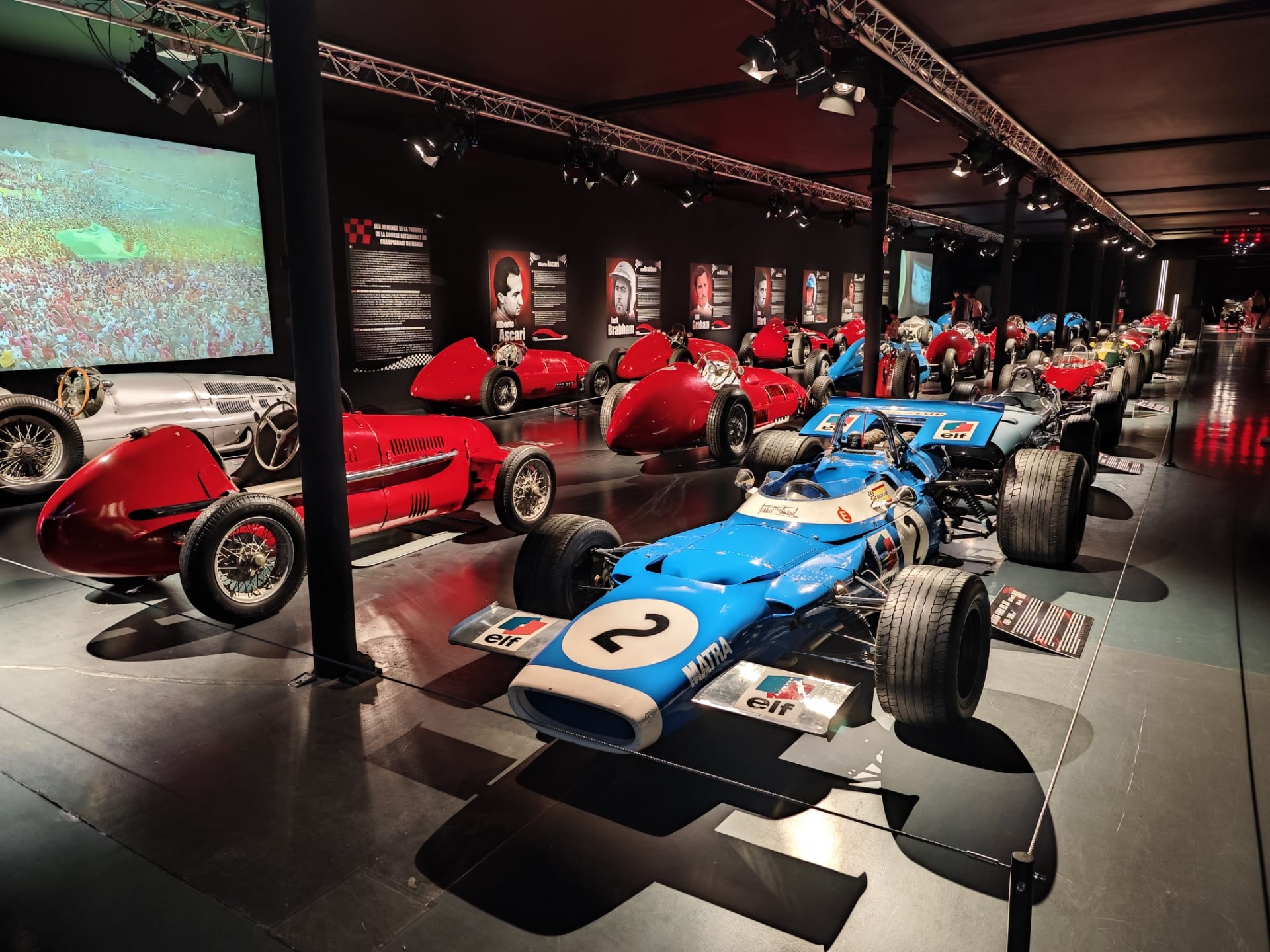 De Formule 1-zaal!
