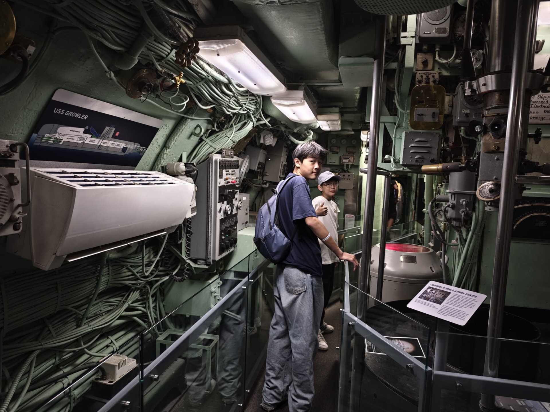 In de USS-Growler!