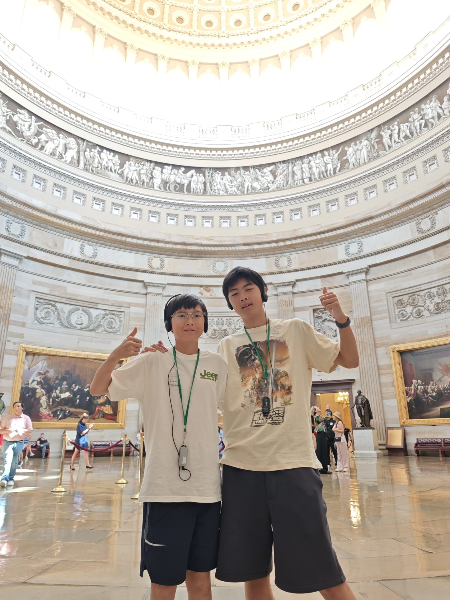 Op selfie in de Rotunda!