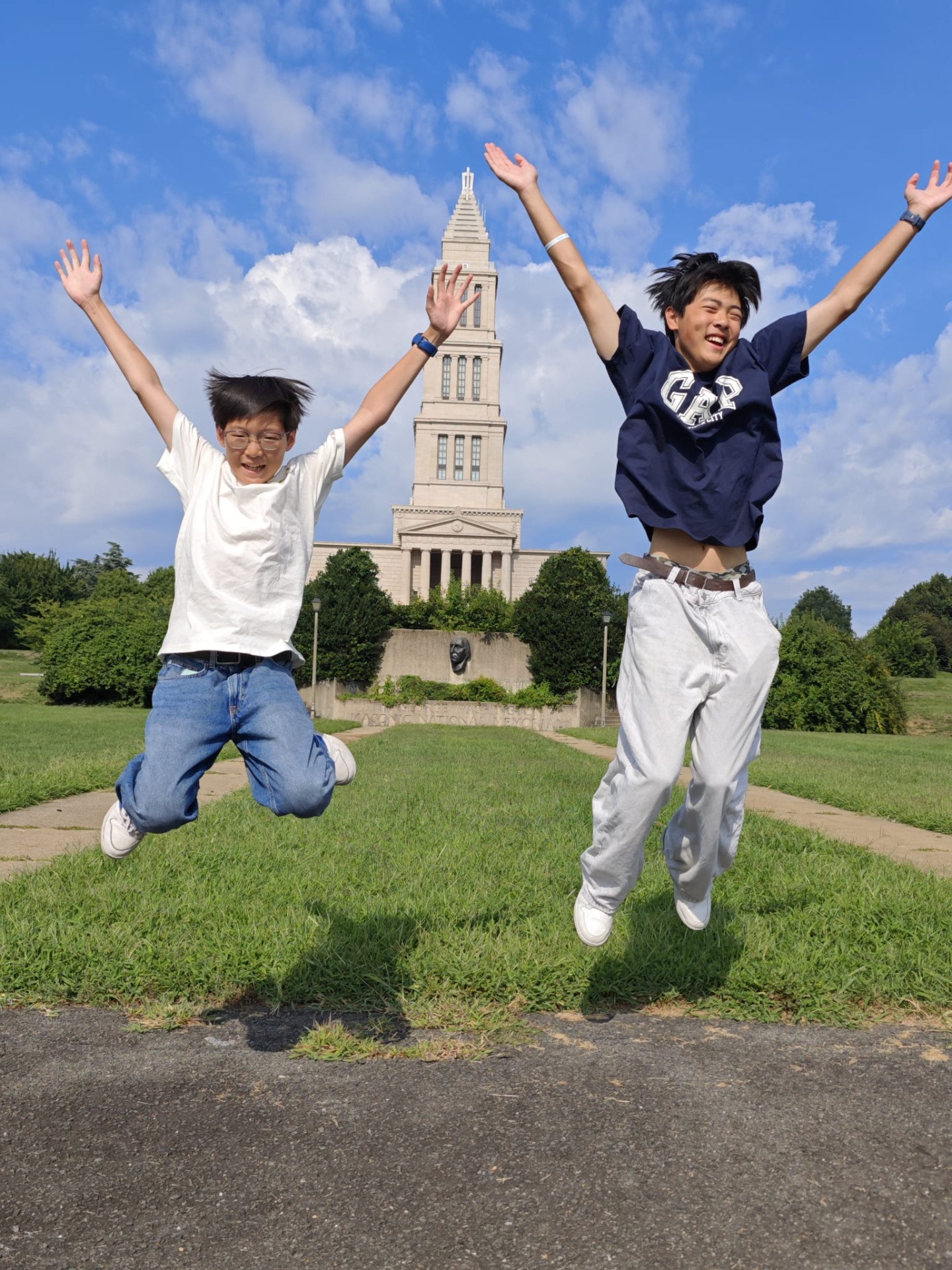Bij het George Washington Masonic National Memorial!
