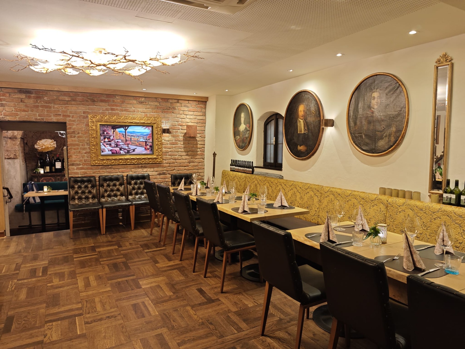 Het restaurant Goldener Adler!
