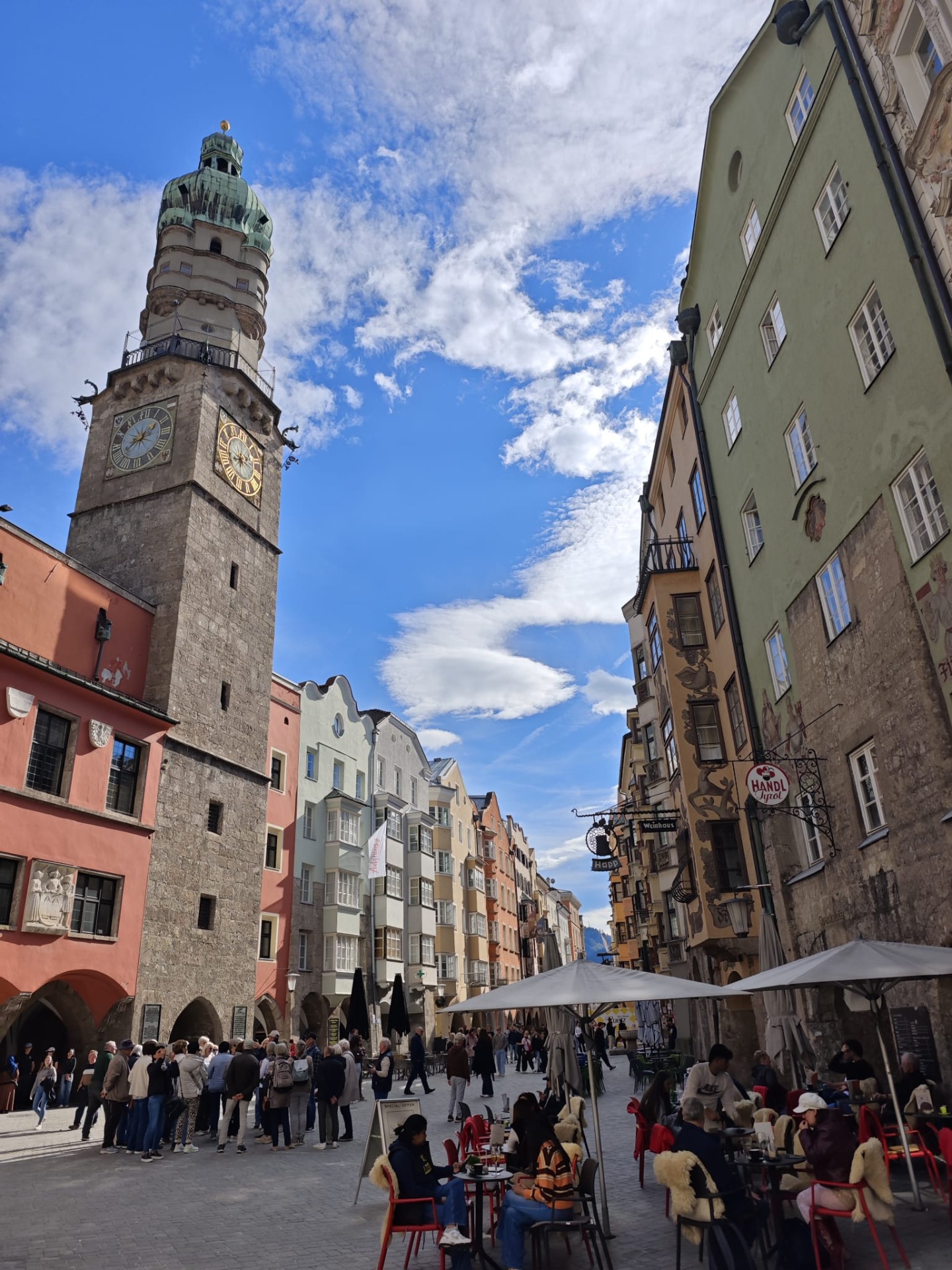 De charmante en klassieke straten van Innsbruck